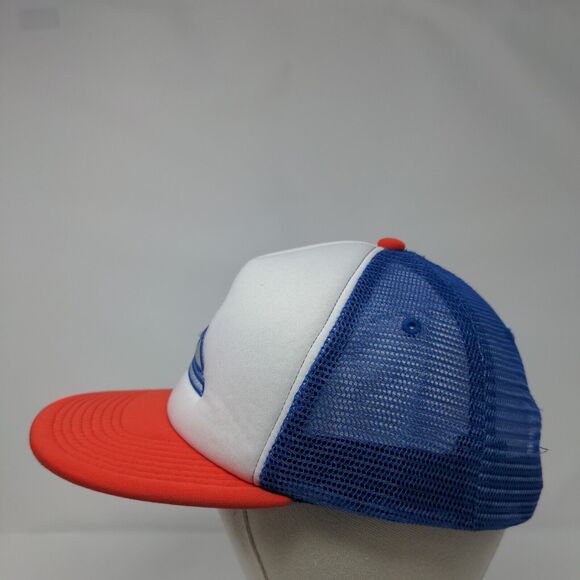 Quiksilver Snapback Mesh Back Trucker Hat Multi Youth OSFM Colorblock - Picture 3 of 7